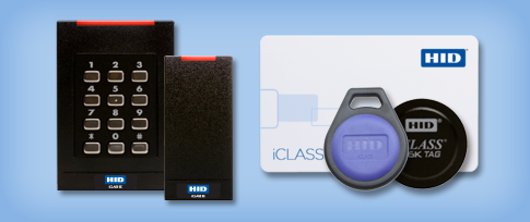 HID access control readers and credentials