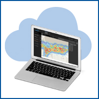 HID’s Bluzone™ Cloud on laptop