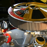 Close-up of engine filter
